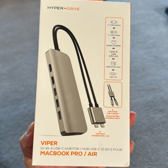 Hyper Drive Viper 10-IN-2 USB-C Hub MACBOOK PRO / AIR